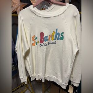 Free People x Original Retrobrand St. Barth’s On The Beach Crewneck Sweatshirt
